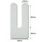 39/55x36cm Hemden Platte